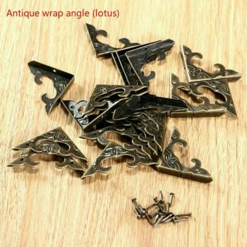 Antique Brass Decorative Corner Brackets