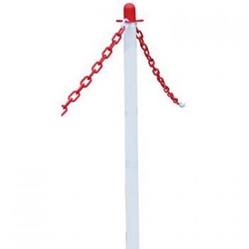 Faithfull White Plastic Chain Post