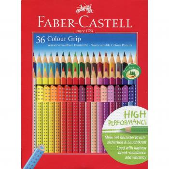 Astuccio di cartone con 36 matite colorate Colour Grip