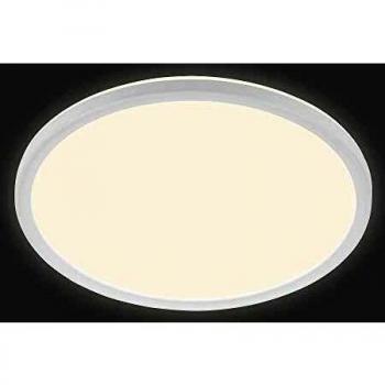 Briloner Ultra-Thin LED Ceiling Panel 48cm, Neutral White, Backlight Feature