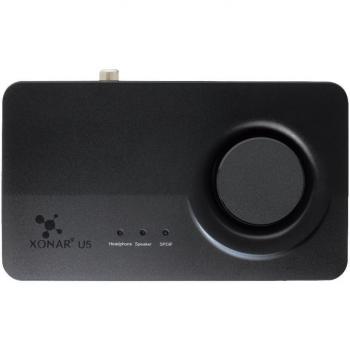 Asus Xonar U5 5‑Channel USB Audio Card + Headphone Amp