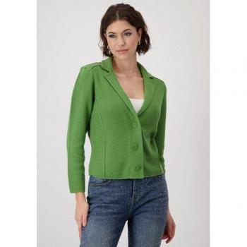 Monari Reverskrawatte-Strickjacke, elegante Knopfleiste