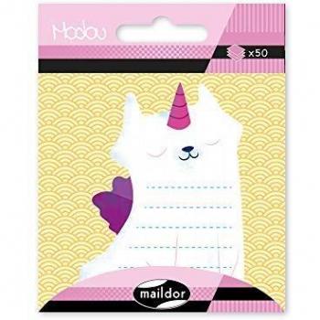 Mémo Stick 50 Feuilles Mini – Maildor Modou, Chat Licorne