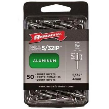 Arrow ARSA5/32IP Rivets, Silver, 3 mm