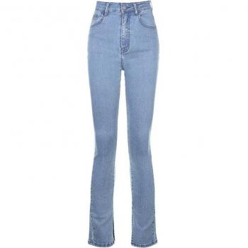 Modische Jeans für Frauen mit hohem Bund