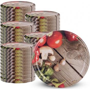 Set Fi82 Bouchons de bocaux – 50 couvercles pour miel + 6 clips