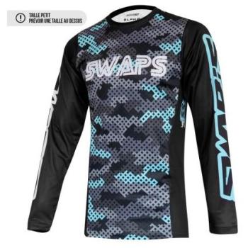 T-Shirt Camo Kid pour Moto Cross