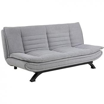 Sofa/Bettsystem ACTONA FAITH – Grau, Stahlrahmen, 196 × 91 × 98 cm