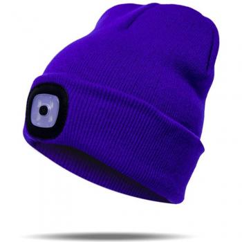 Soft LED Beanie for Fishing and Running