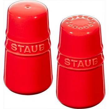 Poivrière & Salière Staub 7 cm en Céramique Cerise
