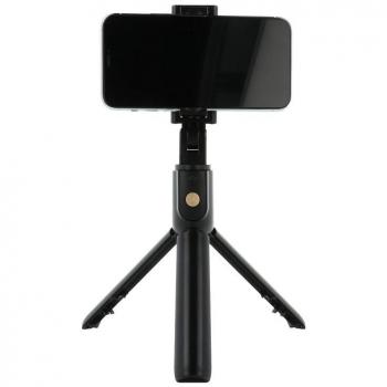 Trípode K07 para selfies con control remoto Bluetooth negro