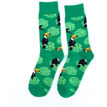 Calcetines de Invierno Cortos con Gato y Panda