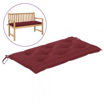 Cuscino per Panca Esterno Rosso Vino 100x50x7 cm