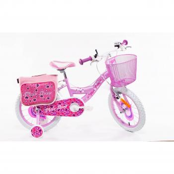 Cyclo‑trotte SCH Pink Love 16 cm, couleur rose, 105‑135 cm