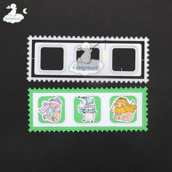 Bunnymoon Photo Frame Craft Metal Cutting Dies for Card Crafting
