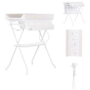 Bañera Chipolino Aqua con Soporte Plegable y Cambiador