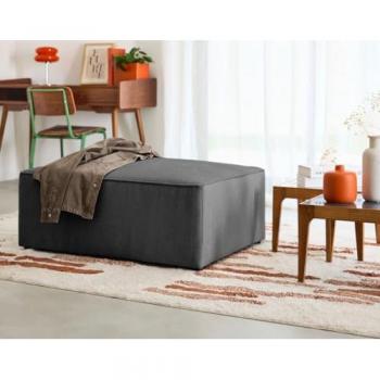 Pouf Topaze – Gris sombre – Un siège