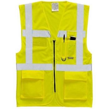 Vest Executive Berlin Yellow 7XL – Alta Visibilità – Portwest