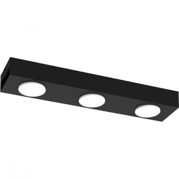 Luminex Ian Black Downlight, 3 Bulbs