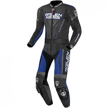 Arlen Ness Edge Cuir Moto Twin Pack Gris Titan 54