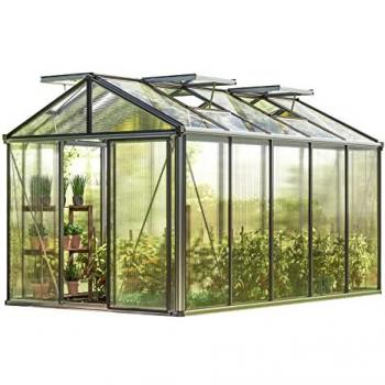 GFP 235x385 cm Aluminium Garden Greenhouse