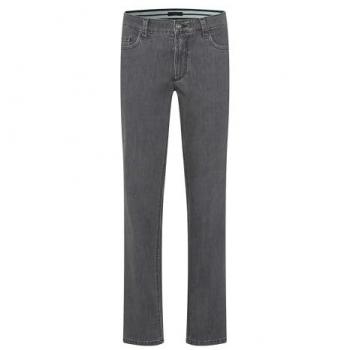 BraxxEurex Herrengrau Jeans 5‑Pocket – 82 % Baumwolle, 16 % Poly, 2 % Elastan