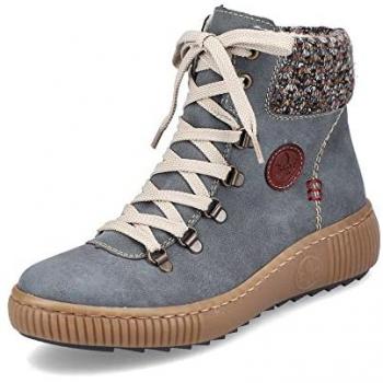 Rieker Stivaletti Stringati Blu