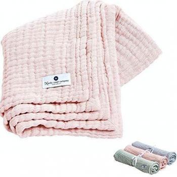 Nordic Coast Musselindecke für Babys 90 x 120 cm