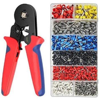Pinza crimpatrice capicorda terminali isolati 0,25–10 mm²