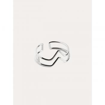 Anillo de plata 925 Double Peak