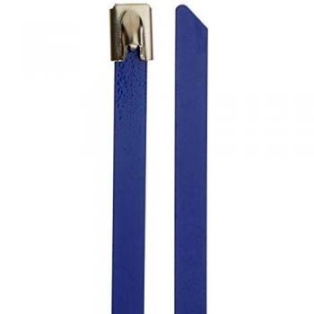DeLOCK 18800 Fascette Inox Blu 500x7,9 mm – 10 Pz