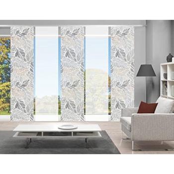 Vision S Gardinen‑Set: LISIO 5er Schiebewagen – Polyester