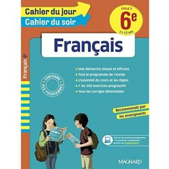 Cahier du jour/Cahier du soir Français 6e