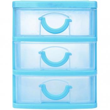 Organizador de escritorio mini, caja de plástico para objetos pequeños, #p30