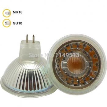 Ampoules LED MR16 3W/5W dimmables en verre, pack de 2, AC/DC12V, GU10, blanc froid