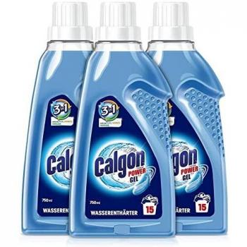 Calgon Gel 3‑in‑1 Anti‑Calcare 750 ml – Kit di 3 bottiglie