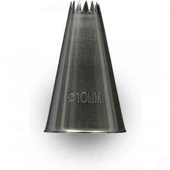 Douille inox étoile Silikomart BF319
