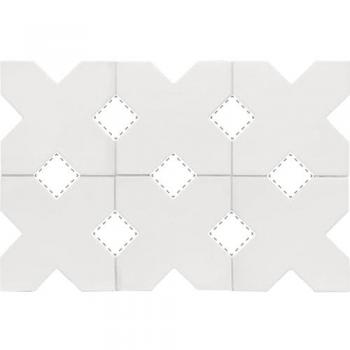 Carrelage Décoratif Croix 12x12 cm Kasbah