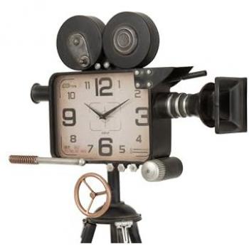Horloge Caméra Chic 153 cm Noir
