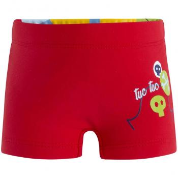 Tuc Tuc Bañador Boxer NIÑO Piratas, Ropa de baño para Bebés, (Rojo 3), 62 (Tamaño del Fabricante:3M)