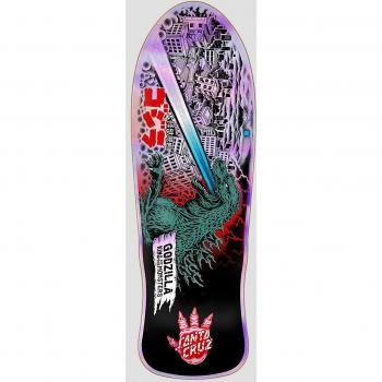 Santa Cruz X Godzilla O'Brien Reaper 8.25 Skateboard Midnight Black