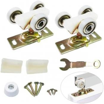 Herrajes superiores para puertas corredizas (2 unidades)