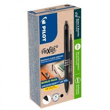 Pilot FriXion Ball Plus Schreibset 10 + 10 Nachfüllminen