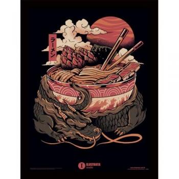 Décor mural pyramidal Dragons Ramen