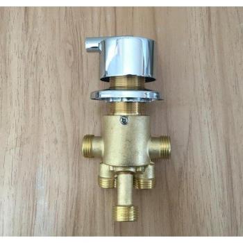 Robinet à fente 5 trous, séparateur d'eau pour Jacuzzi, fonction 2 en 3 sorties, interrupteur de vanne de mélange d'eau chaude et froide