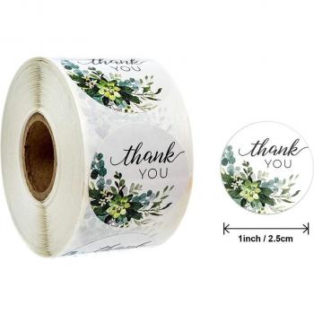 Decoración Papelería: Pegatinas de Gratitud Navideña