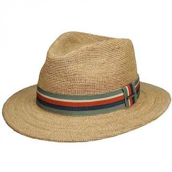 Littlefield Raffia Hat by Stetson, Size: L (58-59 cm), Colour: Nature