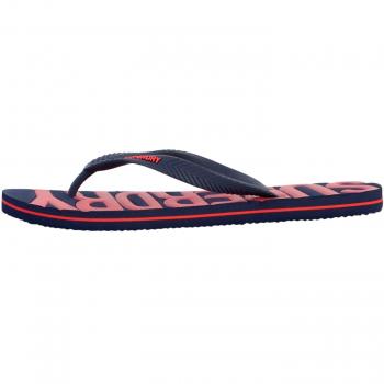 Superdry Sustainable Men's Flip-Flops, Rich Navy, Small