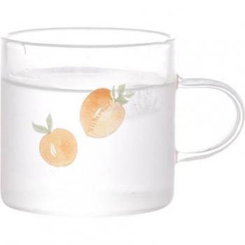 Taza Floral Puer con Asa
