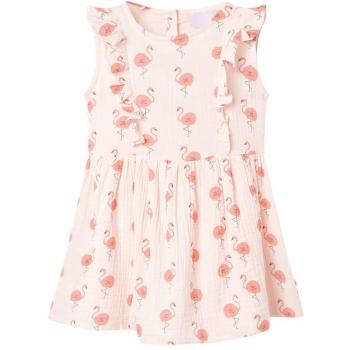 Kids' Ruffled Dress in Soft Pink Size 92